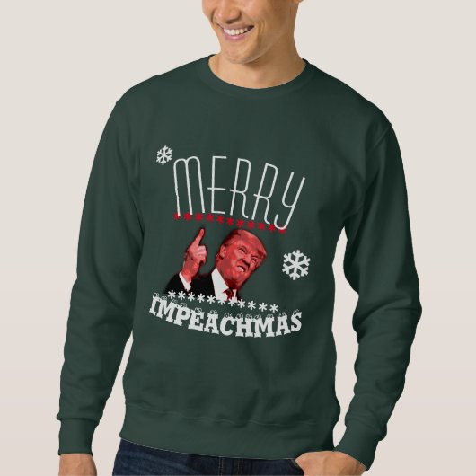 Merry Impeachmas Loser Trump Sweater 2 (Voorkant)
