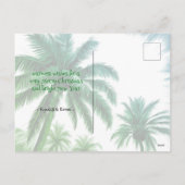 Merry Irie Reggae Santa Holiday Christmas Briefkaa Feestdagenkaart (Achterkant)