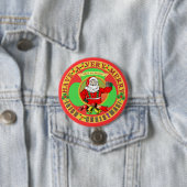 Merry Irish Kerstmis Bufton Ronde Button 7,6 Cm (In situ)