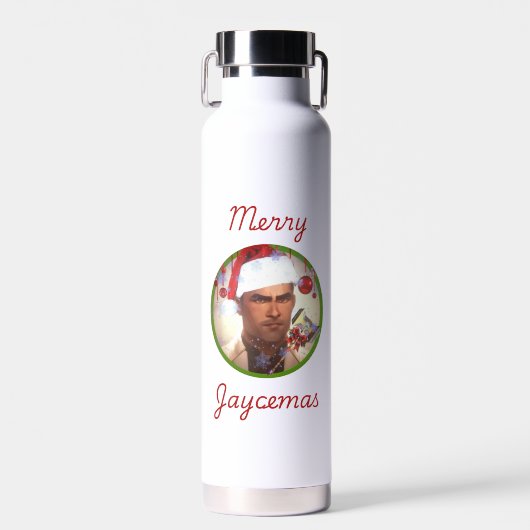 Merry Jaycemas Waterfles (Voorkant)