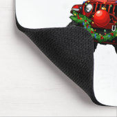 Merry Jeepmas Ugly Light Reindeer Christmas Funny  Muismat (Hoek)