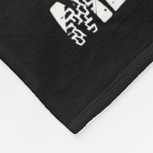 Merry Jeepmas Ugly Light Reindeer Christmas Long S Fleece Deken (Hoek)