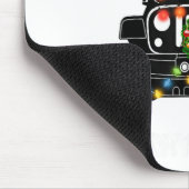 Merry Jeepmas Ugly Light Reindeer Christmas Muismat (Hoek)