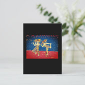 Merry jesters briefkaart (Staand voorkant)