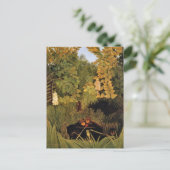 Merry Jesters Gorillas Henri Rousseau Briefkaart (Staand voorkant)