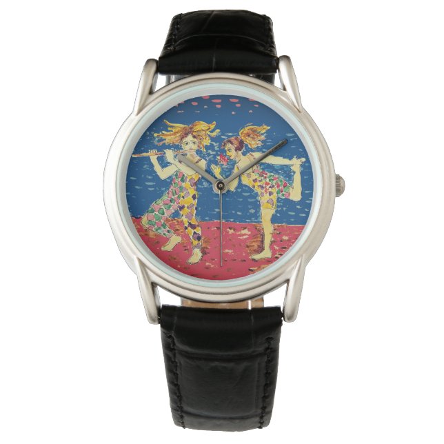 Merry jesters horloge (Voorkant)