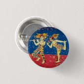 Merry jesters ronde button 3,2 cm (Voorkant /achterkant)