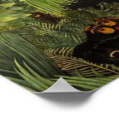 Merry Jesters van Henri Rousseau Poster (Hoek)