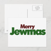 Merry Jewmas Feestdagenkaart (Voorkant / Achterkant)