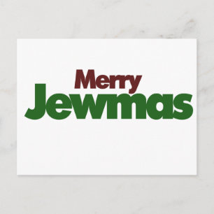 Merry Jewmas Feestdagenkaart