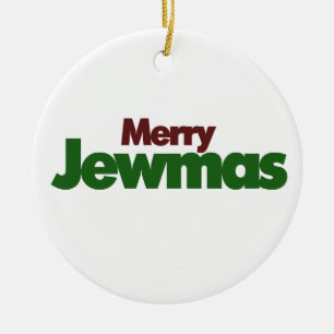 Merry Jewmas Keramisch Ornament
