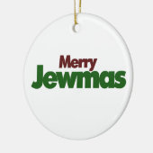 Merry Jewmas Keramisch Ornament (Links)