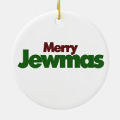 Merry Jewmas Keramisch Ornament (Achterkant)