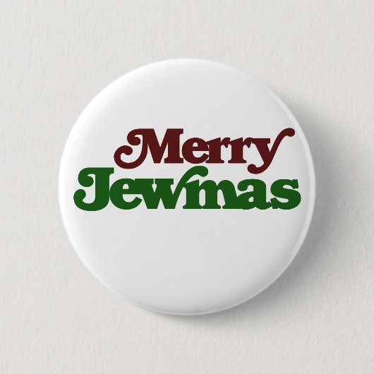 Merry Jewmas Ronde Button 5,7 Cm (Voorkant)