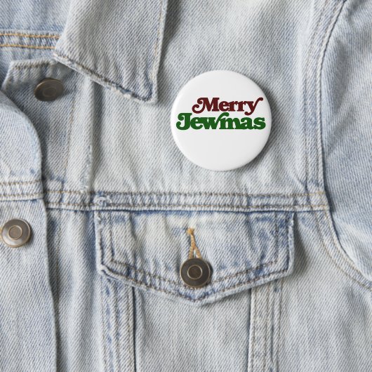 Merry Jewmas Ronde Button 5,7 Cm (In situ)