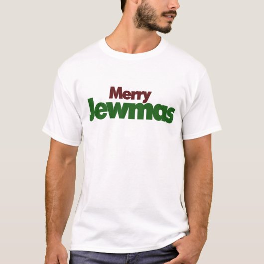 Merry Jewmas T-shirt (Voorkant)
