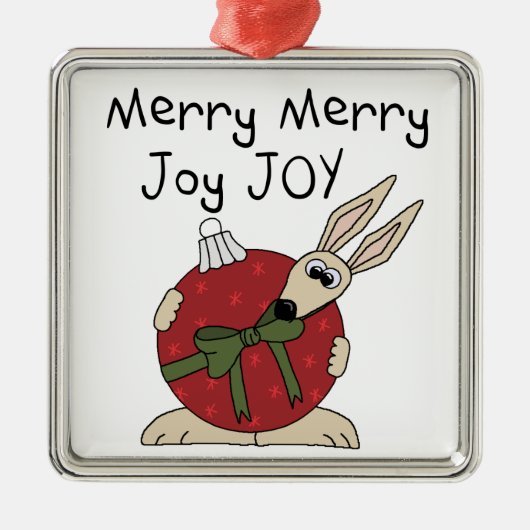 Merry Joy Joy Holiday Keepsake Ornament (Voorkant)