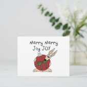 Merry Joy Joy Tshirts en geschenken Feestdagenkaart (Staand voorkant)