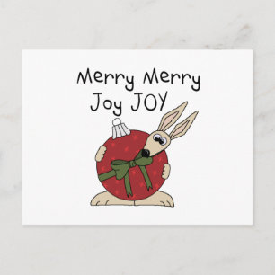 Merry Joy Joy Tshirts en geschenken Feestdagenkaart