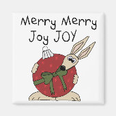 Merry Joy Joy Tshirts en geschenken Magneet (Voorkant)