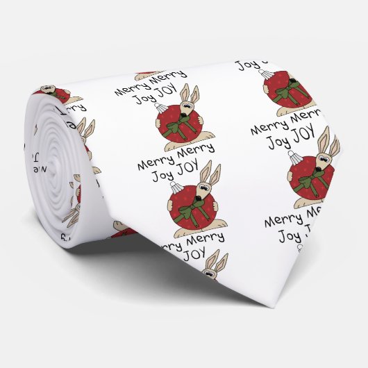 Merry Joy Joy Tshirts en geschenken Stropdas (Opgerold)