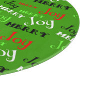 Merry Joy Kerstmis Snijplank (Hoek)