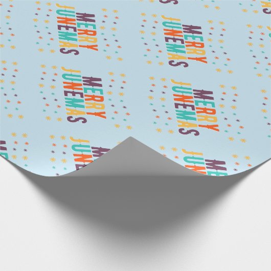 Merry Junemas Cadeaupapier (Hoek)