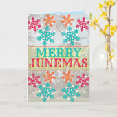 Merry Junemas-kaart Kaart (Gele Bloem)