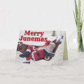 Merry Junemas-kerstkaart Kaart (Voorkant)