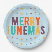 Merry Junemas Papieren Bordje (Voorkant)