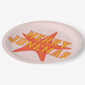 Merry Junemas Tropical kerstpapieren Bord (Gekanteld)