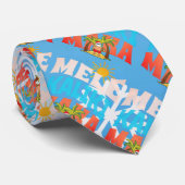 Merry Kalikimaka. Retro Kerstmis, Groovy Xmas Stropdas (Opgerold)