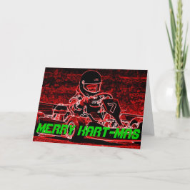 Merry Kart-Mas Feestdagen Kaart
