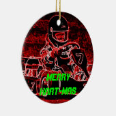 Merry Kart-Mas Keramisch Ornament (Rechts)