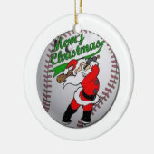 Merry keramic Ball Ornament (Links)
