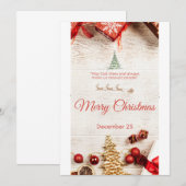 Merry kermas aankondiging (Voorkant / Achterkant)