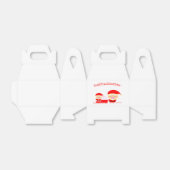 Merry kermas bedankdoosjes (Uitgevouwen)