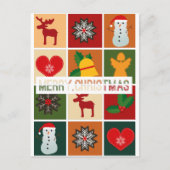 Merry kermas briefkaart (Voorkant)