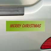 Merry kermas bumpersticker (Op auto)