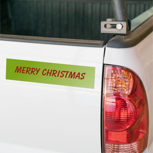 Merry kermas bumpersticker (Op Truck)