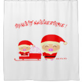 Merry kermas douchegordijn (Voorkant)