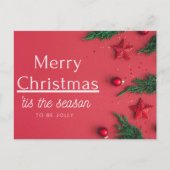 Merry kermas feestdagenkaart (Voorkant)