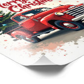 Merry kermas foto afdruk (Hoek)