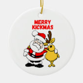 Merry kermas keramisch ornament (Voorkant)