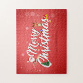 Merry kermas legpuzzel (Verticaal)