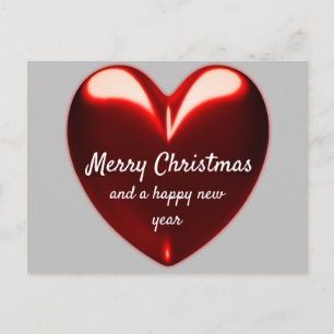 Merry kermas Love hart Briefkaart