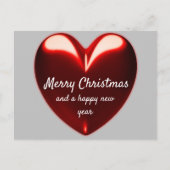 Merry kermas Love hart Briefkaart (Voorkant)