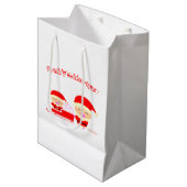 Merry kermas medium cadeauzakje (Voorkant Gekanteld)