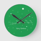 Merry kermas ronde klok (Voorkant)