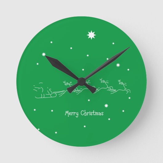 Merry kermas ronde klok (Voorkant)